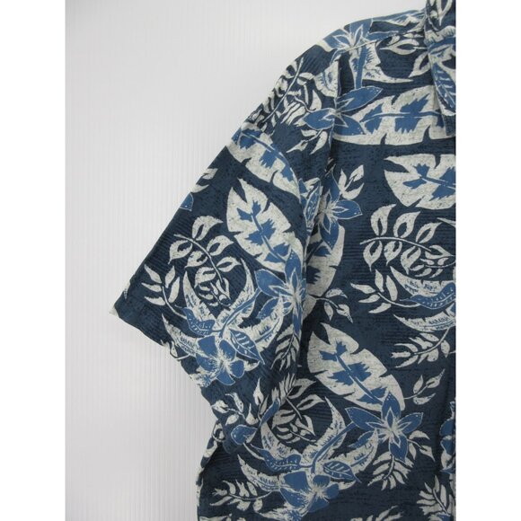 VINTAGE No Fear Shirt Medium Hawaiian Button Up Skater Surfer Tropical - Picture 3 of 12